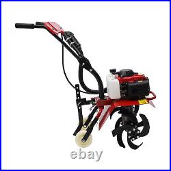 63cc 4-Stroke Gas Power Mini Tiller Cultivator Clearance Walk Behind