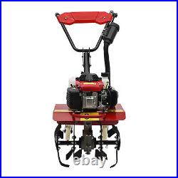 63cc 4-Stroke Gas Power Mini Tiller Cultivator Clearance Walk Behind