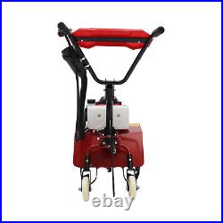 63cc 4-Stroke Gas Power Mini Tiller Cultivator Clearance Walk Behind