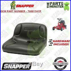 7600194YP - REAR ENGINE RIDING MOWER SEAT - OEM SNAPPER SEAT with HARDWARE