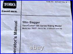 79337 Toro Twin Bagger for 50 MX Timecutter LOCAL PICK-UP ONLY