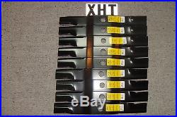 9 Repl Xht Hd USA Blades Kubota K5647-34330 K5647-34340 For Zd326s Zd21f-60p 60