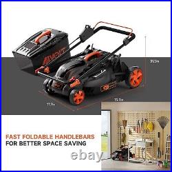 AIVOLT Cordless Lawn Mower, 36V 4.0Ah Battery Powered with Battery and Charger