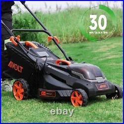 AIVOLT Cordless Lawn Mower, 36V 4.0Ah Battery Powered with Battery and Charger