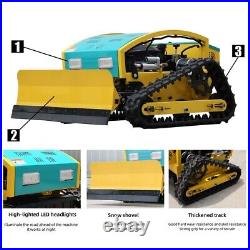 Automatic Remote Control Track Lawn Mower with Snow Shovel Sales in USA Stock