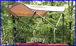 Beige 3' by 5' Riding Mower/Tractor Sun Shade Canopy by Cypress Rowe Outfitters