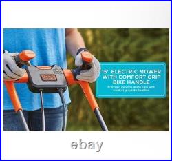 Black & Decker BEMW472BH 120V 10 Amp 15 Lawn Mower withComfort Grip Handle New