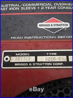 Briggs & stratton riding mower engine 14 hp 287707 0220 01