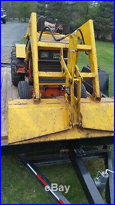 CASE 644 648 646 Compact Loader Tractor PALLET FORKS MOWER DECK WEIGHT BOX PTO
