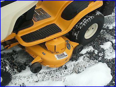 CUB CADET LT1022 LAWN TRACTOR 22HP V-TWIN B&S 46 DECK W/ TWIN BAGGER