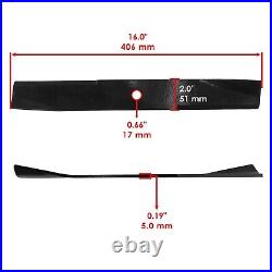 Caltric Spindle & Blade For John Deere 180 38 46 48 Deck AM105409 Lawn Mower