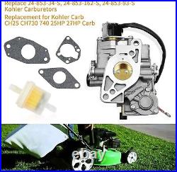 Carburetor Replacement for Kohler Carb CH25 CH730 740 25HP 27HP 24-853-34-S 2