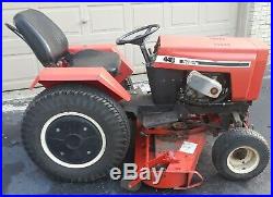 Case Ingersoll 448 Garden Tractor 18HP twin engine & 48 lawn deck rear PTO
