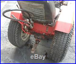 Case Ingersoll 448 Garden Tractor 18HP twin engine & 48 lawn deck rear PTO