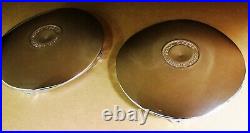 Chrome John Deere 12 Hub Caps Wheel Covers Baby Moons Lawn Tractor M42184