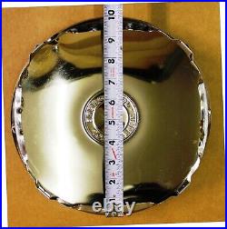 Chrome John Deere 12 Hub Caps Wheel Covers Baby Moons Lawn Tractor M42184