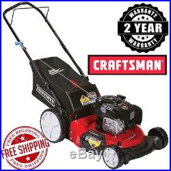 Craftsman 37471 21 163cc Briggs & Stratton 3-in-1 Lawn Mower High Rear Wheels