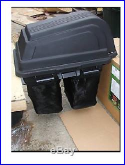 Craftsman New 2-bin Grass Catcher Bagger For 46 Riding Mowers Free S&h