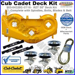 Cub Cadet 903-04328C-0716 RZT 50 Yellow Deck Replacement Kit