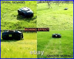 DIY Rechargeable Electric Robotic Lawnmower Waterproof Grass Cutting Robot Mower