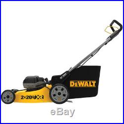 DeWALT DCMW220P2 20-Volt 20-Inch 5.0Ah 3-in-1 Easy Storage Metal Deck Lawn Mower