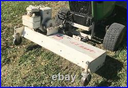 EZ Rake thatcher John Deere garden tractor attachment JD 318 Briggs&Stratton 5hp
