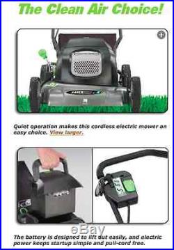 Earthwise Lawn Mower 20-Inch 24-Volt Cordless Electric Lawn Mower #60120