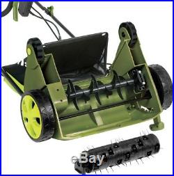 Electric Lawn Dethatcher Scarifier Grass Yard Bag Corded Rake Remover Tines Tool