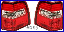 Evan-Fischer Tail Light Lens and Housing Compatible with 2007-2014 Ford Expediti
