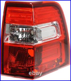 Evan-Fischer Tail Light Lens and Housing Compatible with 2007-2014 Ford Expediti