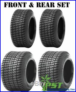FULL MATCHING SET (FRONT& REAR) Lawn Mower Tires 15x6.00-6 and 20x10.00-8