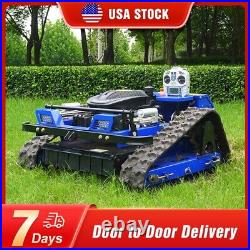 Factory Direct Sale Remote Control Lawn Mower Garden Crawler Grass Cutter