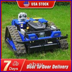 Factory Direct Sale Remote Control Lawn Mower Garden Crawler Grass Cutter