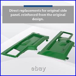 For John Deere 415 425 445 455 Side Panels Kit+Upper Hood for AM128986 AM128983
