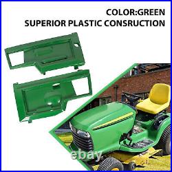 For John Deere 415 425 445 455 Side Panels Kit+Upper Hood for AM128986 AM128983