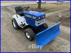 Ford LGT14D With Plow LGT LGT16D 14d Garden Tractor