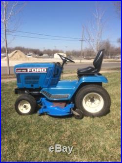 Ford LGT 14D Lawn and Garden Tractor Mower Diesel 48 in Cut Power Steering Nice
