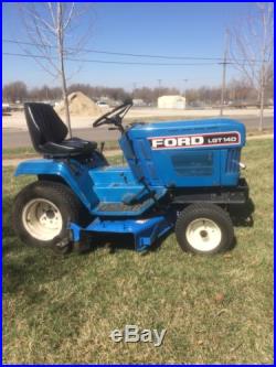 Ford LGT 14D Lawn and Garden Tractor Mower Diesel 48 in Cut Power Steering Nice
