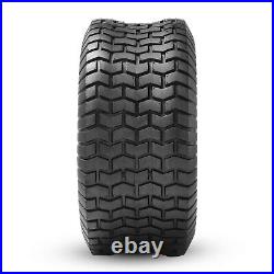 Full Set 4 15x6-6 20x8-8 Lawn Mower Tires 4Ply Garden Tractor Tires Front & Rear