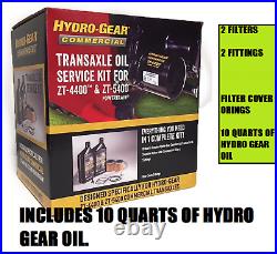 Genuine Hydro Gear Commercial Zt-4400 Zt-5400 Transaxle Oil Service Kit 72881