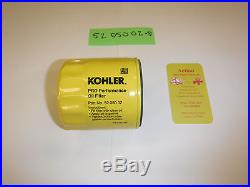 Genuine Kohler Part # 52 050 02-s1 Oil Filter 52 050 02-s Kh-52-050-02 Oem