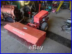 Gravely Professional 16 Walk Behind Tractor BROOM! 600 HRS! RUNS MINT BRIGGS