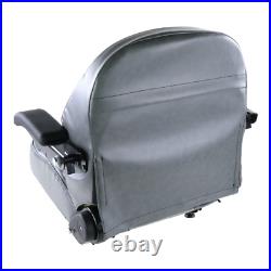 Gray Seat with Armrests Fits Zero-Turn Lawn Mowers Exmark Bad Boy
