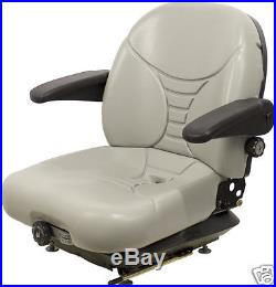 Gray Suspension Seat, Milsco V5300, Hustler, Exmark, Toro, Dixie Chopper, Ztr #oh