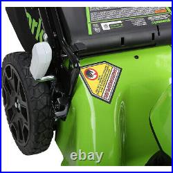 GreenWorks 48V 20 inch Deck Cordless Lawn Mower with 2x4Ah Battery and Charger