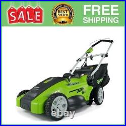 Greenworks 10 Amp 16-inch Corded Electric Walk-Behind Push Lawn Mower, 25142