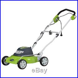 Greenworks 25012 12 Amp 18 in. 7-Position 2-in-1 Electric Lawn Mower New