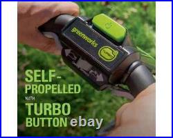 Greenworks 48V (2x24V) 21 Cordless Battery Self-Propelled Lawn Mower
