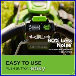 Greenworks 60V 21 Cordless Self-Propelled Lawn Mower + 2x 4.0Ah Batteries