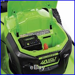 Greenworks Elite 21 Brushless Push Mower (1) 40V 6AH Battery and Charger